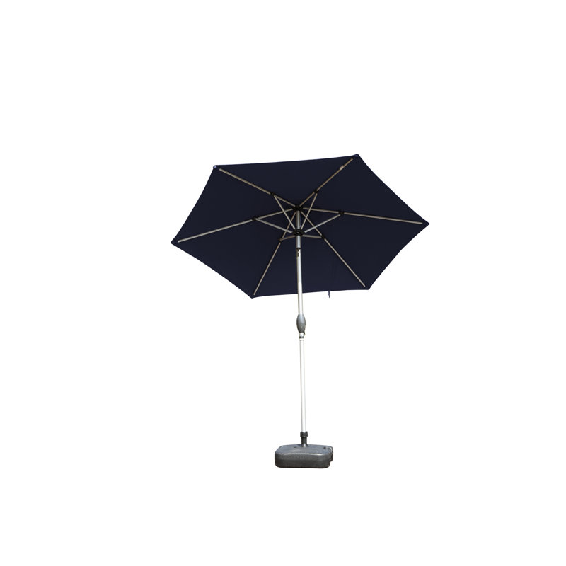 Parasol de table d'extérieur 7,5 pi, résistant et résistant à l'eau