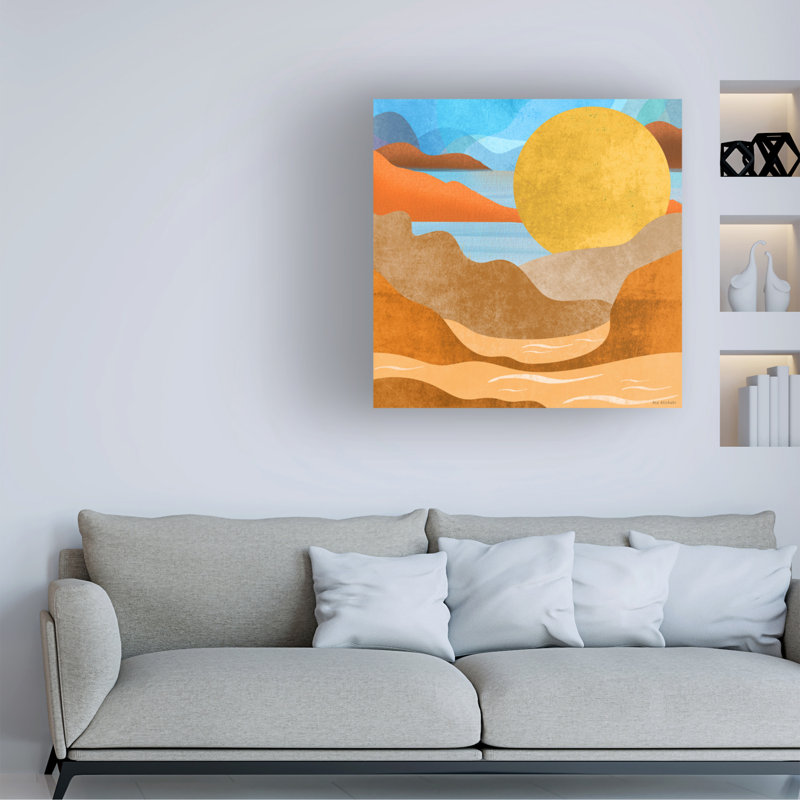 Ata Alishahi Far Far Away sur toile, H 18 po x l 18 po x P 2 po