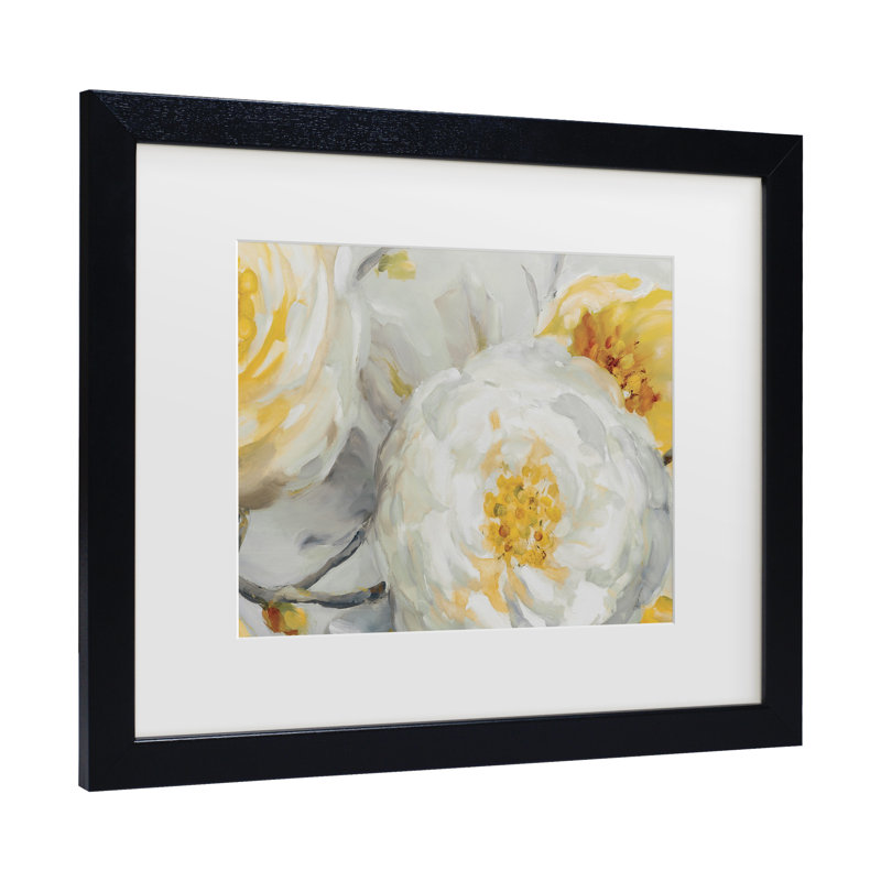 Farmhouse / Country, 11" H x 14" W x 0.5" D, Black Framed, White