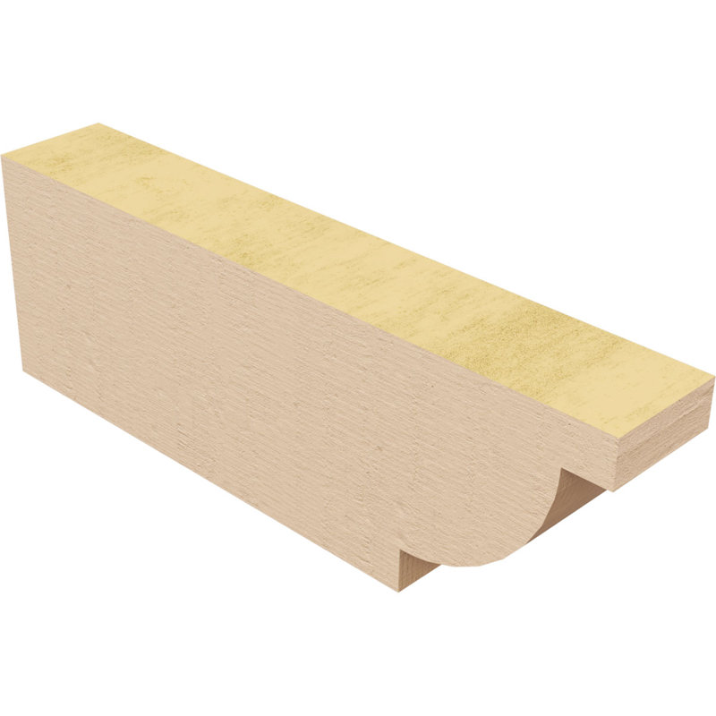 Queue de chevron Alpine Woodgrain TimberThane, brun clair apprêté, H 5 po x l 15 po x P 7 po