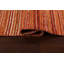 Tapis orange en laine noué à la main de conception unique 4 pi x 5 pi 9 po New Age
