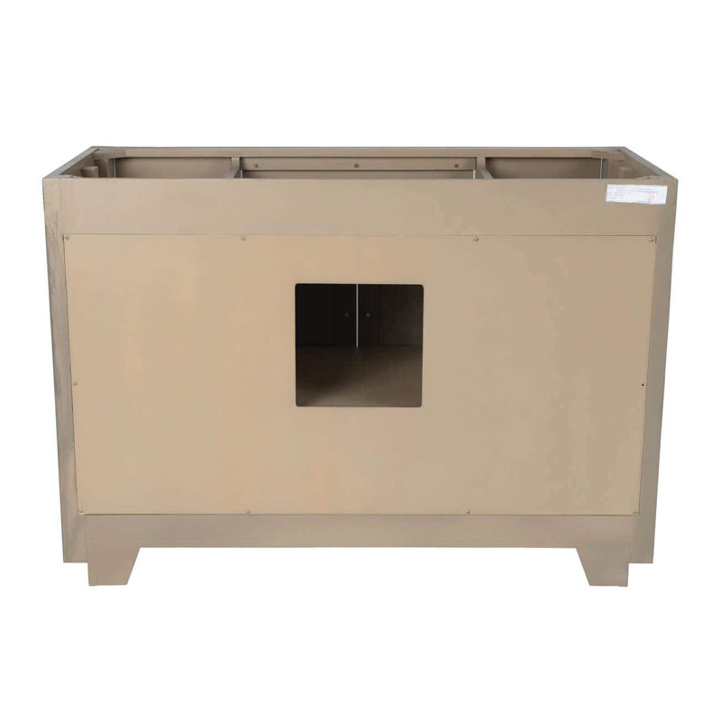 Base de meuble-lavabo simple 47,25 po seulement, Chêne gris