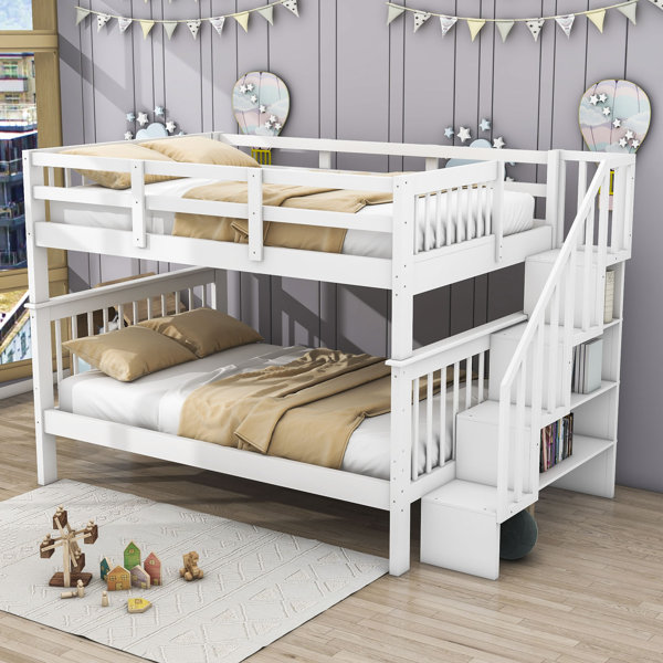 Viv + Rae Kemper Kids Full Over Full Bunk Bed & Reviews | Wayfair