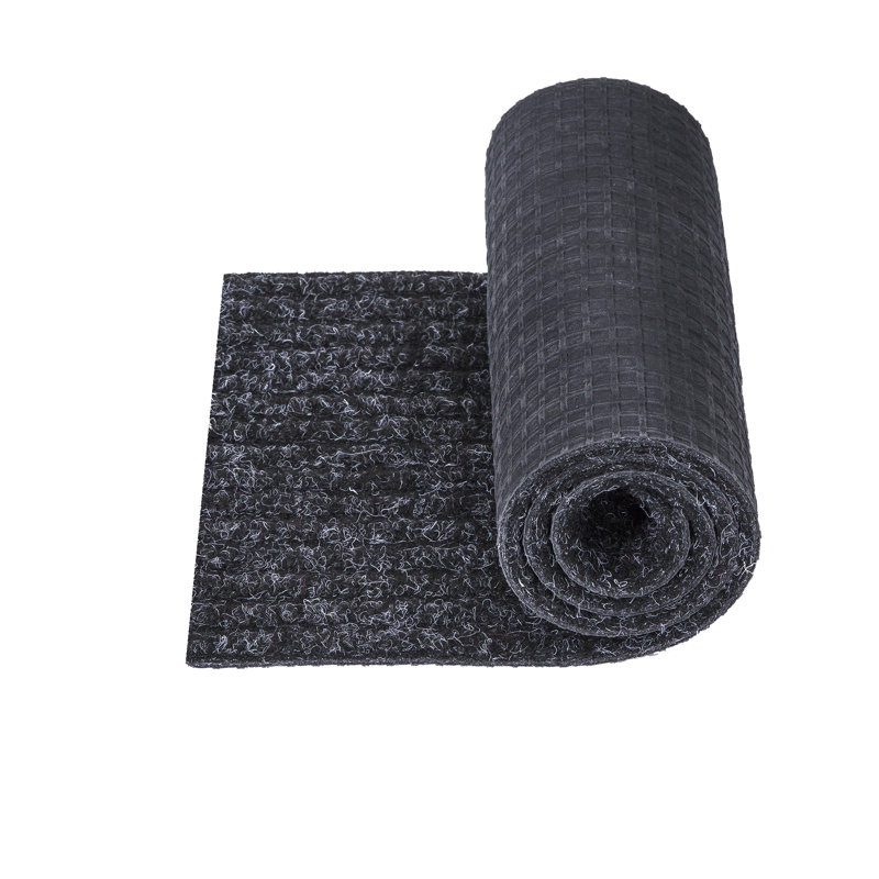 Tapis d'escalier lavables d'intérieur / extérieur Softy, Black 1, 8" x 30", 14
