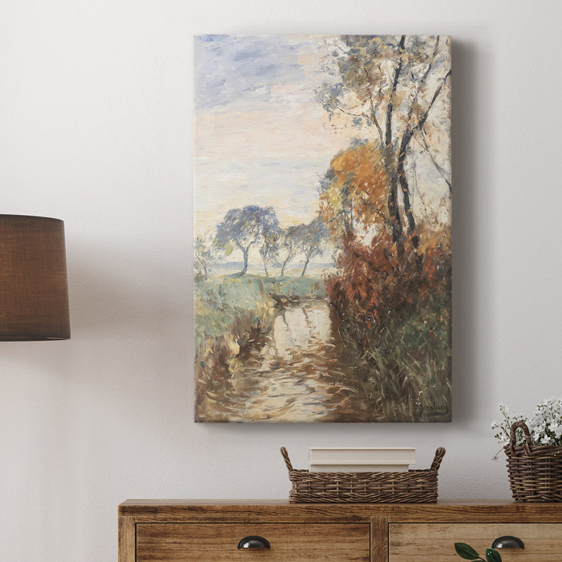 Paysage rétro CX - galerie enveloppée Cavas, H 60 po x l 40 po