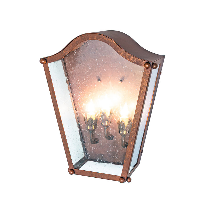 14" Wide Austin 3 Light Wall Sconce, 16.5" H x 14" W x 6" D