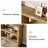 71-Inch Long Console Table With Storage Shelves, Wood Foyer Table For Entryway