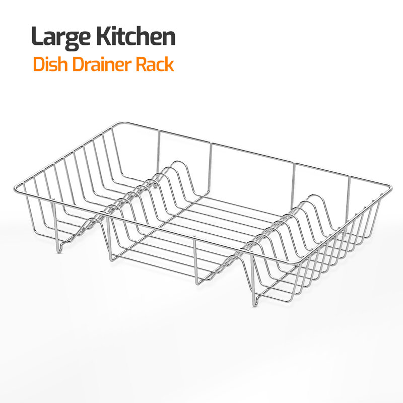 Large Rinse Basket Dish Rack