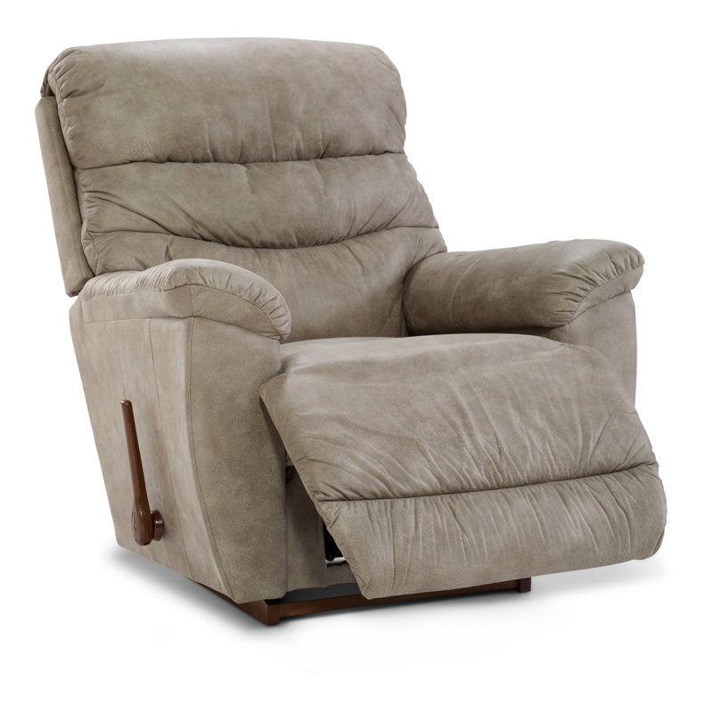 Joshua Manual Rocking Recliner with iClean Fabric, Gray