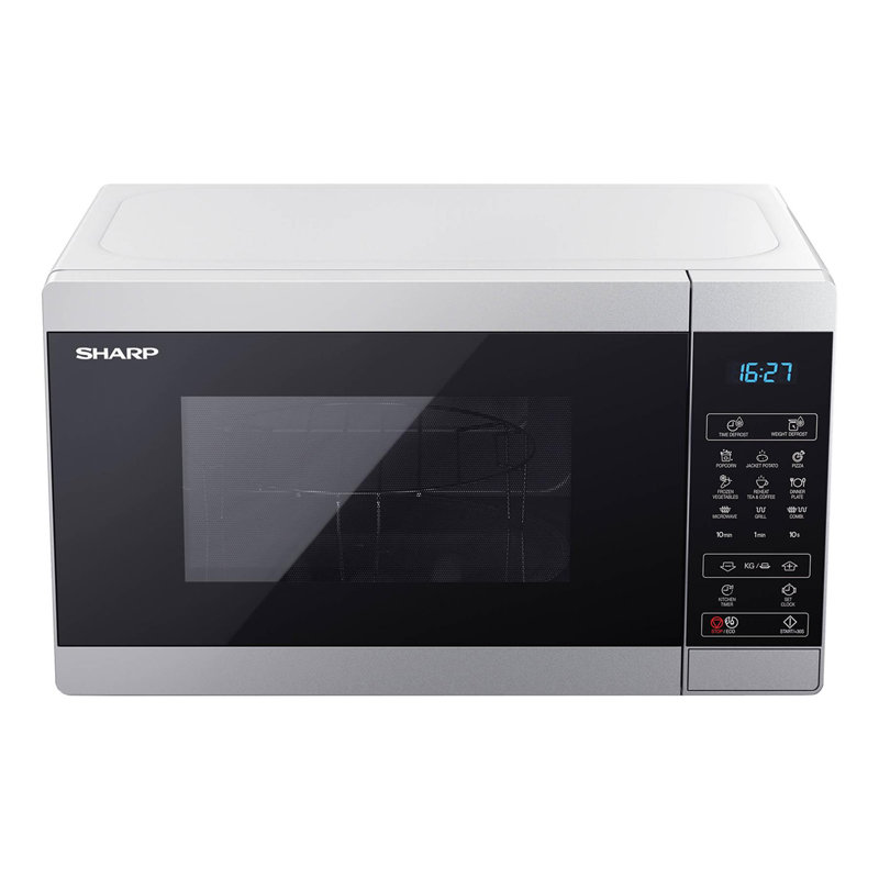  20L 800w Grill Microwave Silver