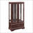 Lighted Glass Curio Cabinet With Adjustable Shelves - Elegant 2-Door Display & Built-In Drawer-598228366