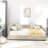 Full Size Storage Upholstered Tufted Bed Frame, Sofa Bed Frame With Comfortable Backrest And Armrests, Full Size Bed For Bedroom, Living Room,Velvet-221708552