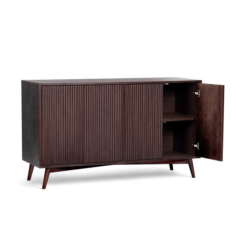 Buffet moderne 4 portes Tremolo, Espresso