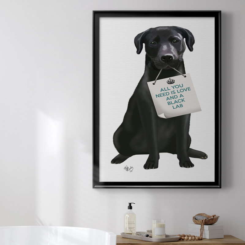 «Love And Black Labrador» Love - Black Labrador par - on
