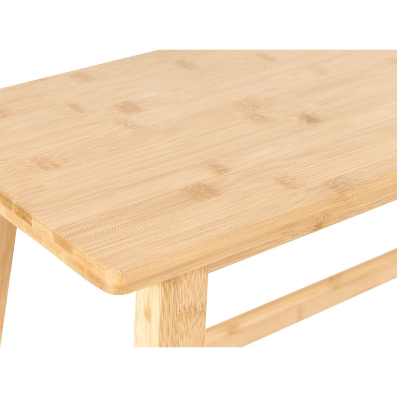 Bamboo Bathroom Bench Light Wood IGUAZU