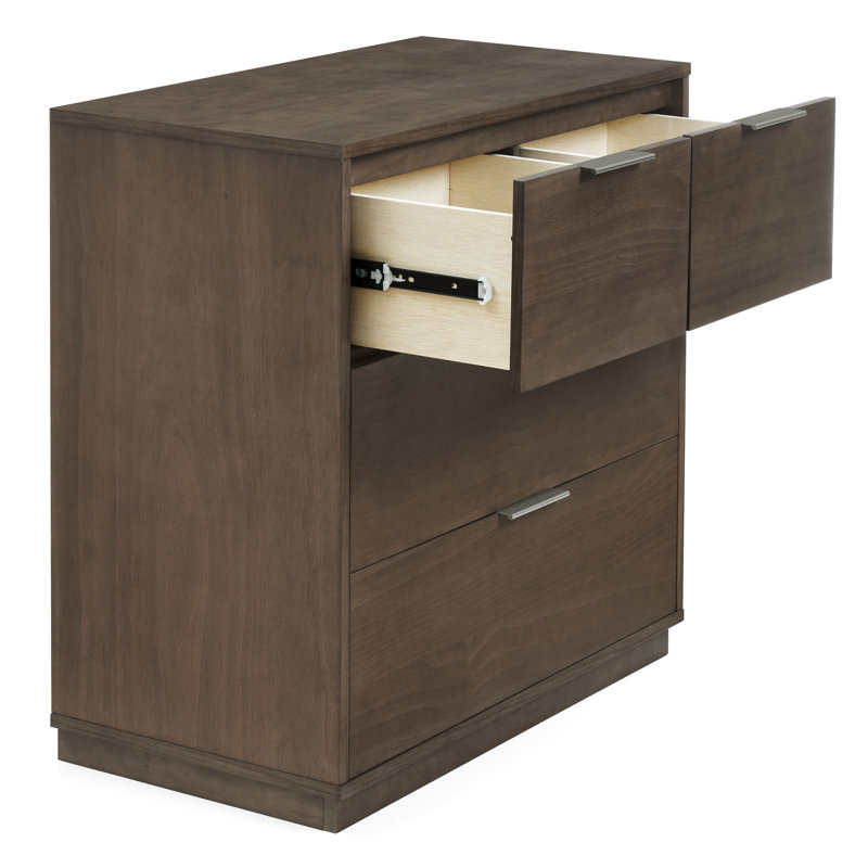 Commode Forever à 4 tiroirs avec table à langer et tiroirs emboîtables - Certifiée Greenguard Gold - Collection Classiques