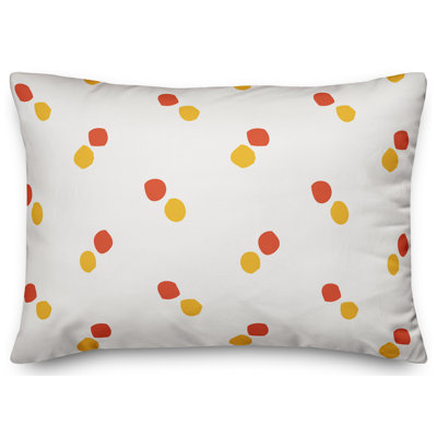 Coussin lombaire à pois