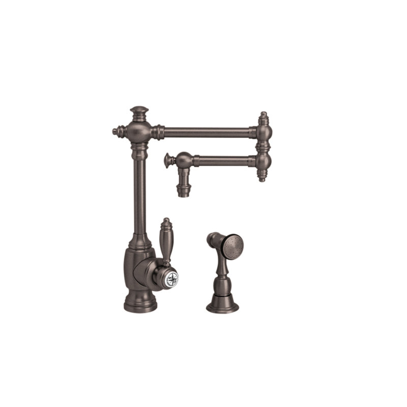 Towson Kitchen Faucet - 12" Articulated Spout, Caribbean Bronze