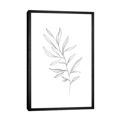 Line Art Plant - Print on Canvas