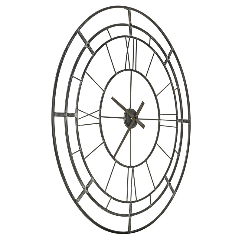 Priscilla Metal Analog Clock