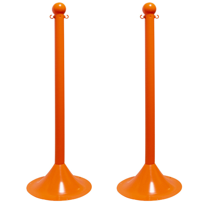 Poteau guide-files, Orange