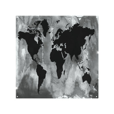World Map Splash Back