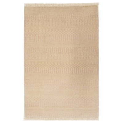 Tapis oriental rose pâle 2 x 3 moderne
