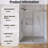 55-59" Double Sliding Frameless Shower Door-114770938