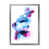 Impression argent sur toile encadrée