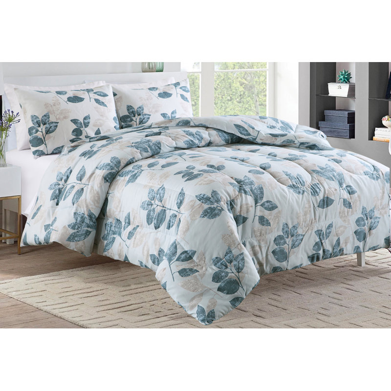 Ensemble d’confort réversible Welland, Édredon double et 2 taies décoratives