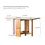 Table de salle à manger rectangulaire en chêne massif avec pieds en chêne massif, imperméable et résistant aux égratignures, plateau de table facile à assembler, bureau triangulaire, à nettoyer