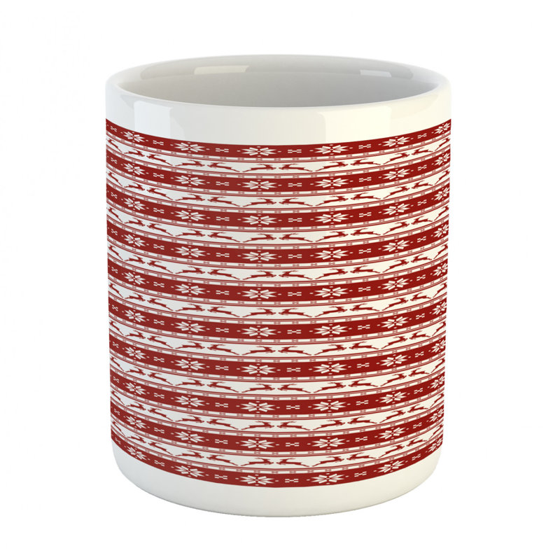 Grande tasse à café cerfs