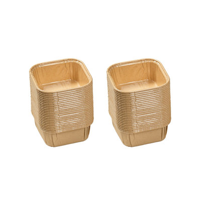 Cupcake Cup Disposable Lidless Baking Paper Cake Box Packaging Box Special Baking Resistance Of 50 Sets