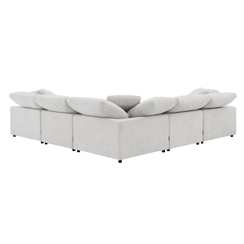 Naveen Linen 6Pcs Modular Sectional