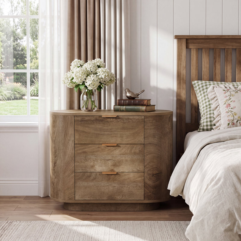 35.43 " W Standard Drawer Nightstand