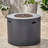 30.75 Inches Deep Fireplace, 40,000 , Dark Grey, Quick Setup Process Fire Table, Deep, Assembly