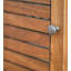 Large Eucalyptus Wood Rolling Cart