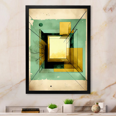 Intime illustrations in Faded Retro Tones I - reproduction d'art sur toile encadrée