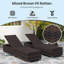 Chaise longue 1 pièce avec dossier à 4 niveaux Coussin de siège robuste en métal gris