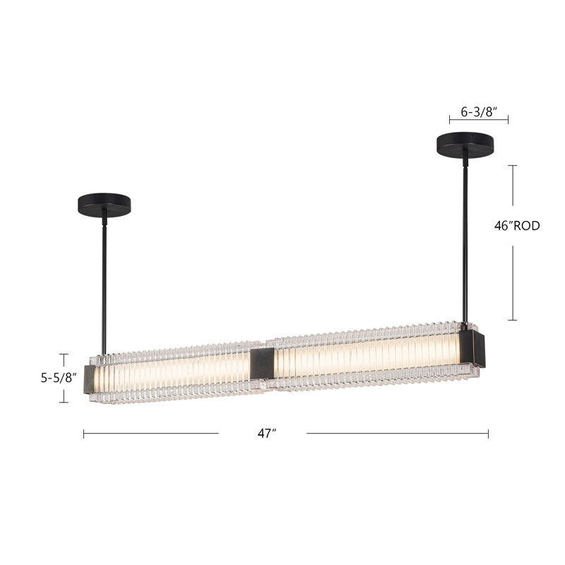 Alai 1 - Light LED Pendant by Alan Pepin, Urban Bronze