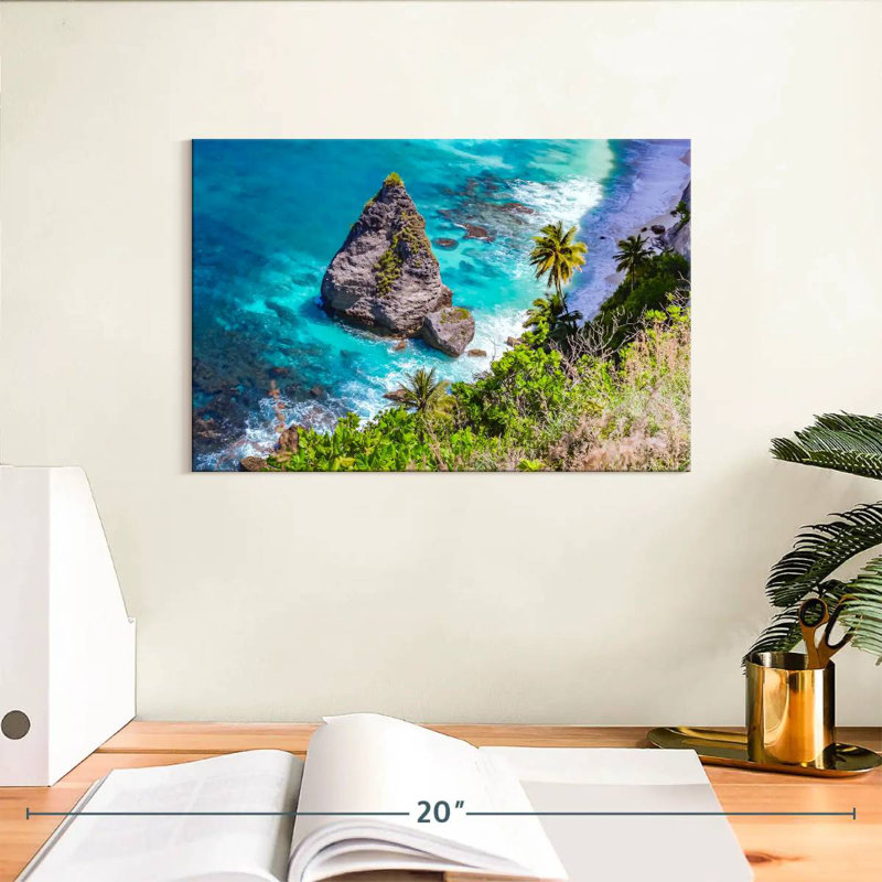 Bali Beach Rock Form, H 8 po x l 12 po