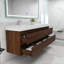 Base de meuble-lavabo mural 72 po Moreno avec plateau en acrylique renforcé Moreno-480673377