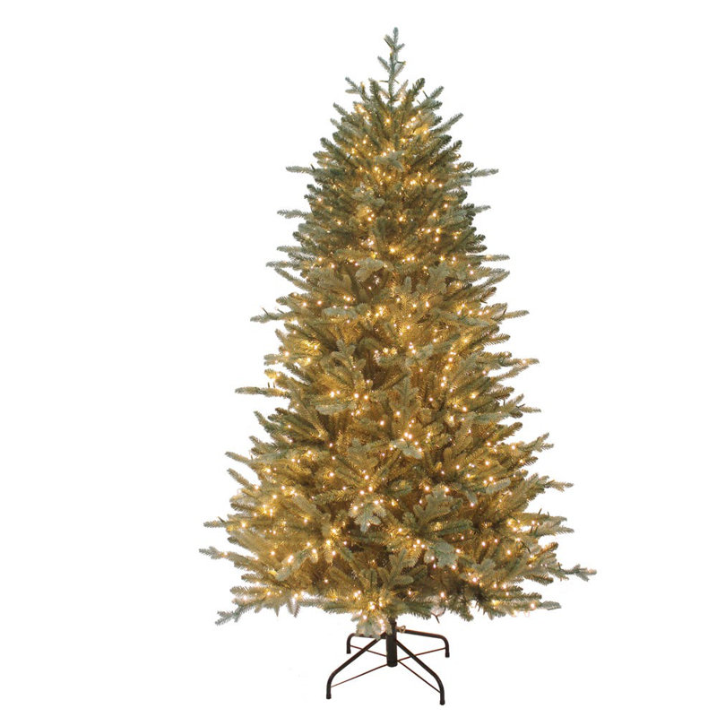 72' H Lighted Artificial Spruce Christmas Tree