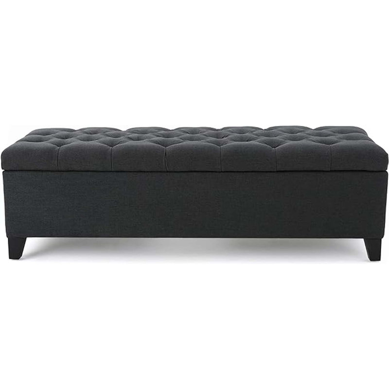 Banc rembourré capitonné