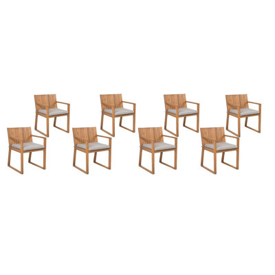 Iwar Patio Dining Side Chair with Cushion