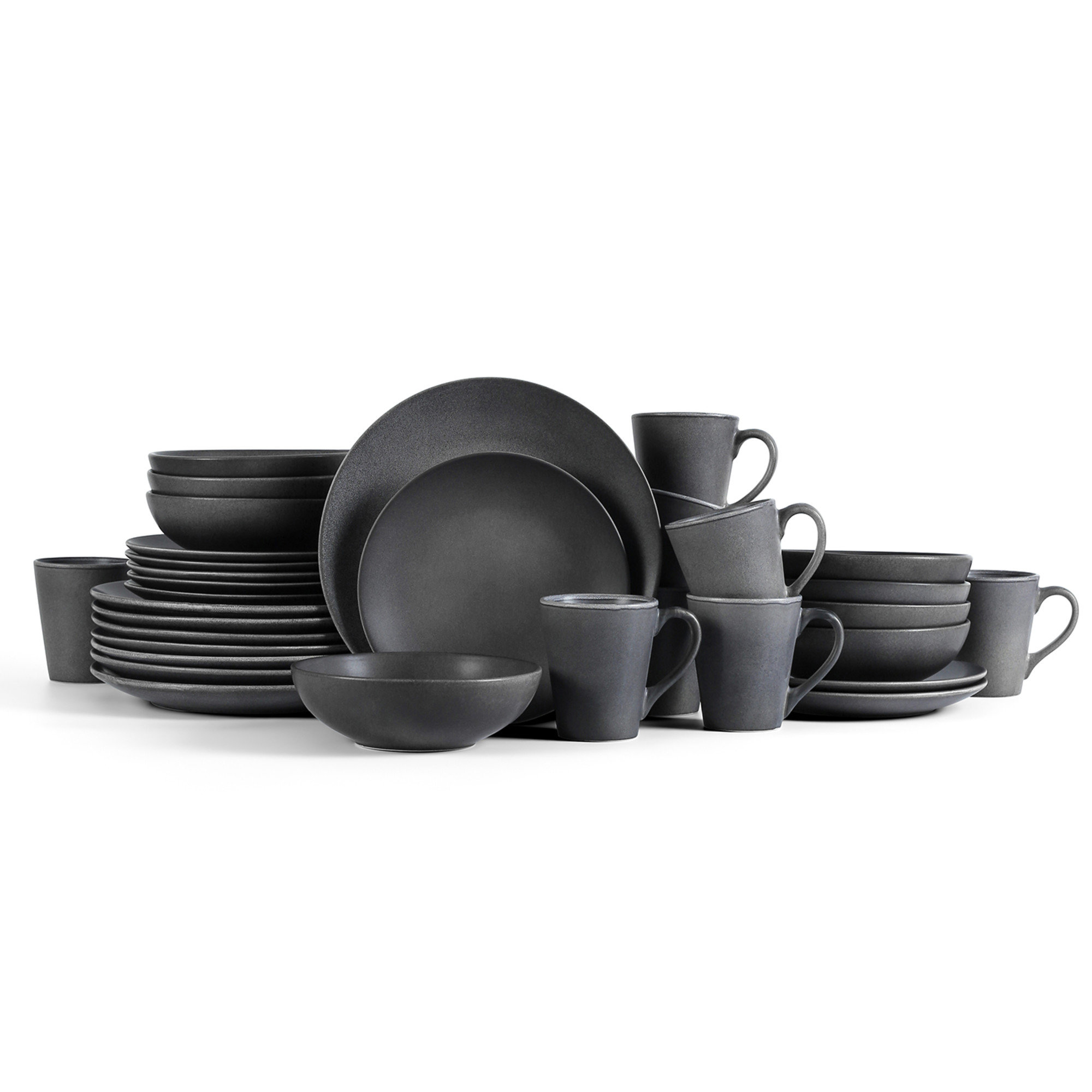 Stone Lain Stone 16-Piece Dinnerware Set Stoneware & Reviews - Wayfair