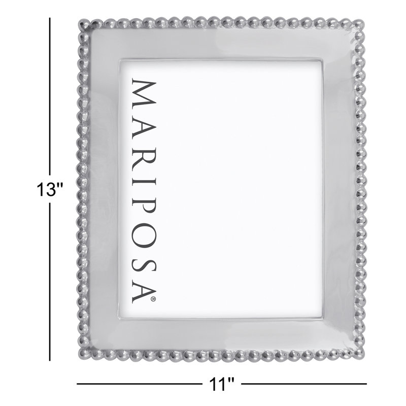 String Of Pearls Metal Picture Frame