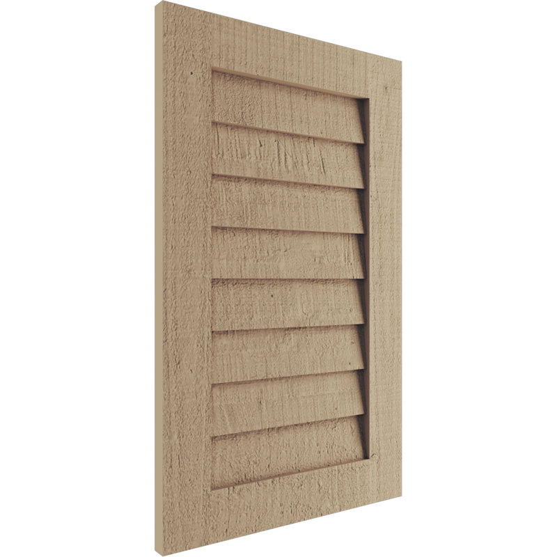 Évent rectangulaire en faux bois Timberthane, Cèdre brut, H 18 po x l 28 po x L 1 po