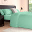 Cotton Blend Plain Dyed Duvet Cover Set with Pillowcases | Premium Polycotton Bedding for Comfort & Style-36036452-36036457