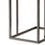 Table de bout extensible avec plateau gris vieilli, parfaite pour les espaces de vie modernes et classiques
